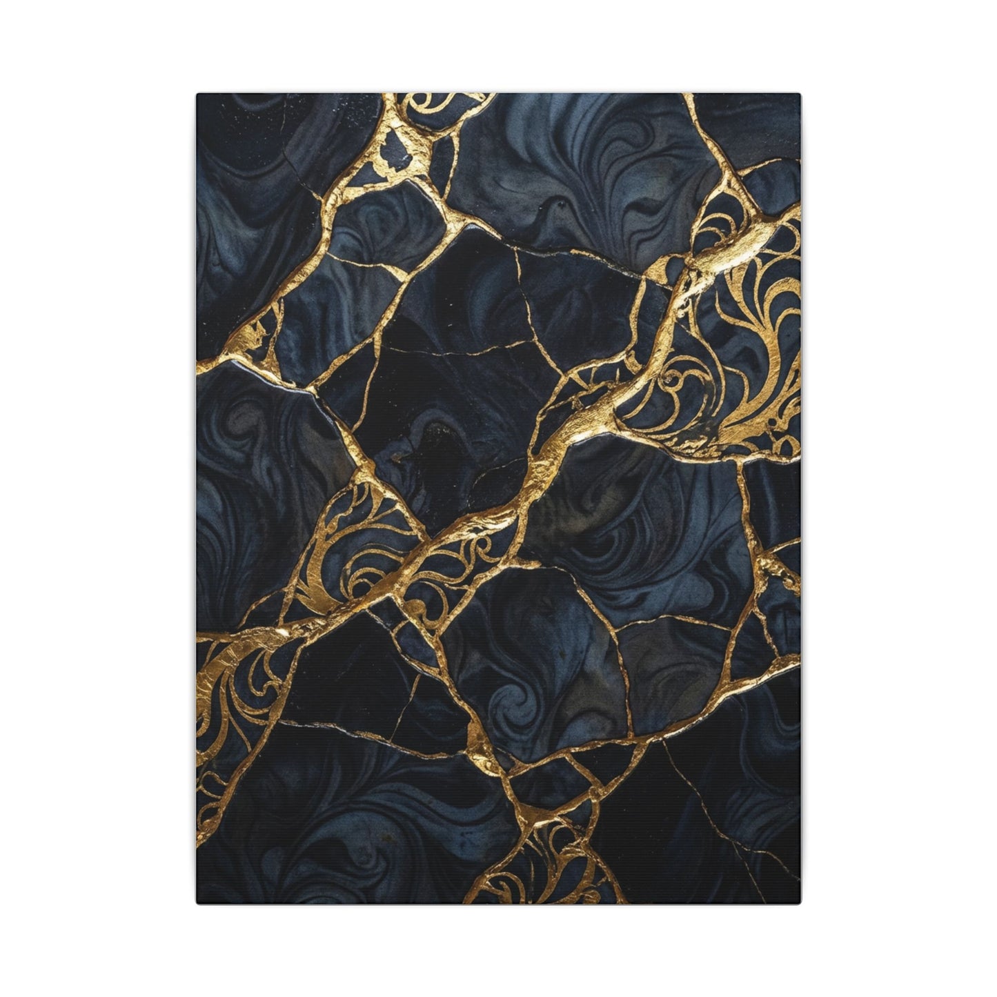Kintsugi Gold Vein Canvas Art