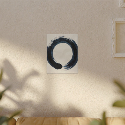 Balanced Meditation Zen Enso Canvas Art
