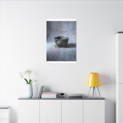 Ceramic Bowl Spring Canvas Art | Japandi Warm Design