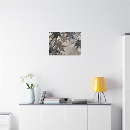 Shadow Play Texture Canvas Art | Cozy Japandi Art