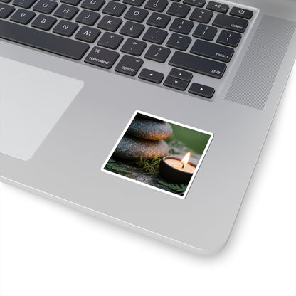 Neutral River Stones Sticker - Japanese Pattern Japandi