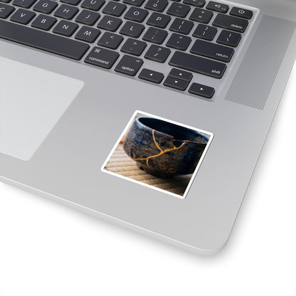 Ma Tea Ceremony Sticker - Kintsugi Gold Vein