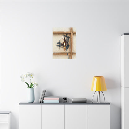Winter Shoji Screen Broken Beauty Canvas Art | Resilient Decor