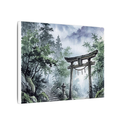 Moonlight Torii Gate Canvas Art - Zen Fukinsei