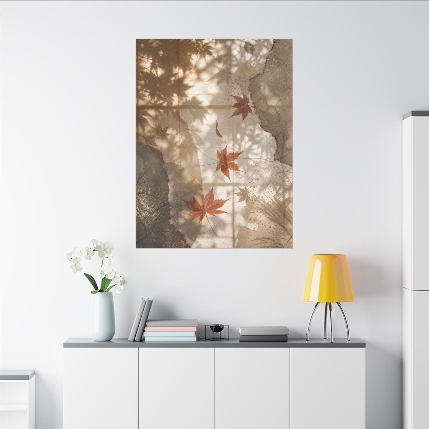 Datsuzoku Shoji Screen Canvas Art - Japandi Japanese Pattern