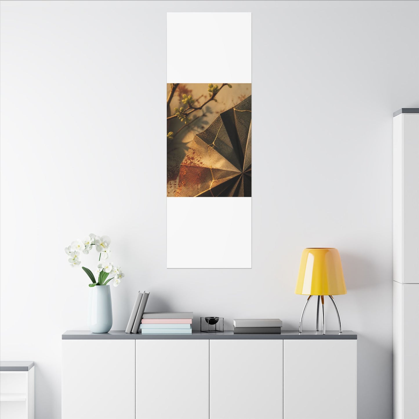 Ma Paper Fold Canvas Art - Kintsugi Broken Beauty