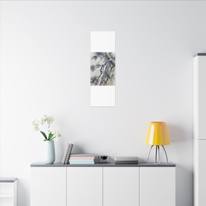 Moonlight Pine Tree Canvas Art - Japandi Seijaku