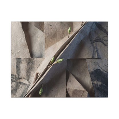 Paper Fold Canvas Art | Spring Japandi Japanese Pattern Art Art Print