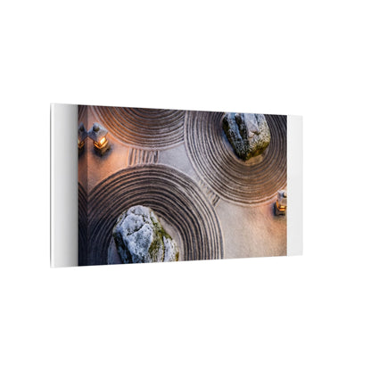 Candlelight Rock Garden Canvas Art - Japandi Ma