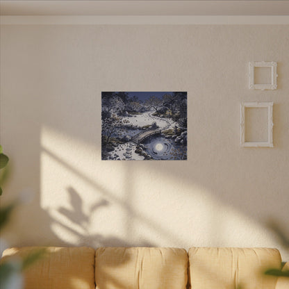 Torii Gate Enso Canvas Art | Contemplative Zen Art