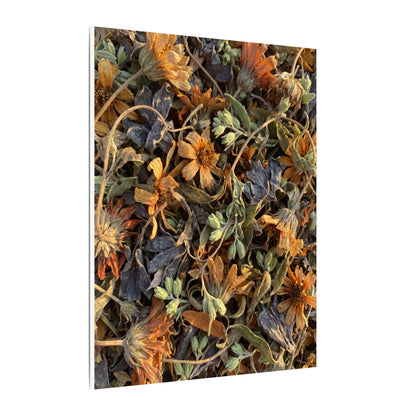 Spring Dried Flowers Japanese Pattern Canvas Art | Warm Decor