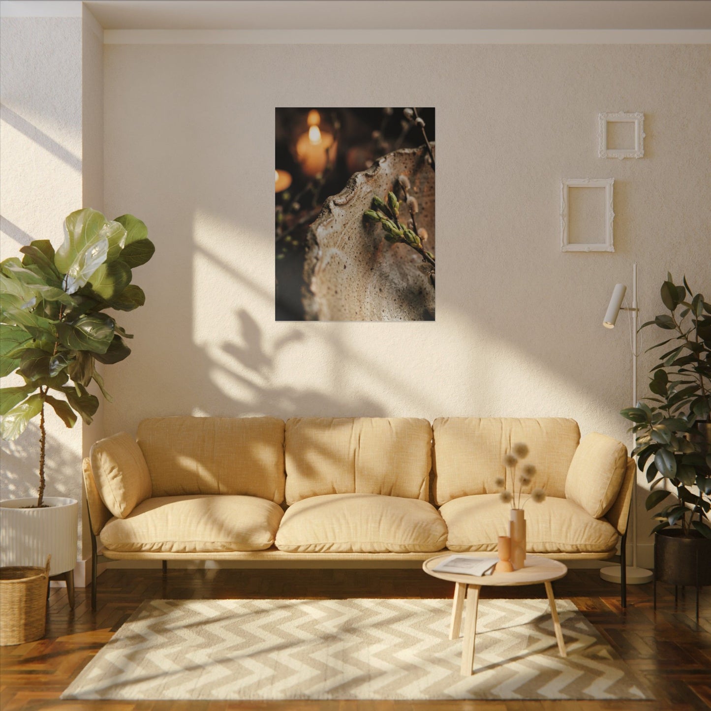 Overcast Ceramic Bowl Canvas Art - Japandi Ma