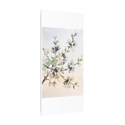 Cherry Blossom Watercolor Canvas Art | Elegant Japandi Art