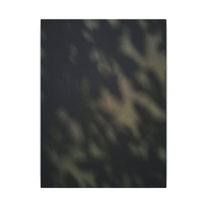 Dappled Shadow Play Canvas Art - Dark Japandi Ma