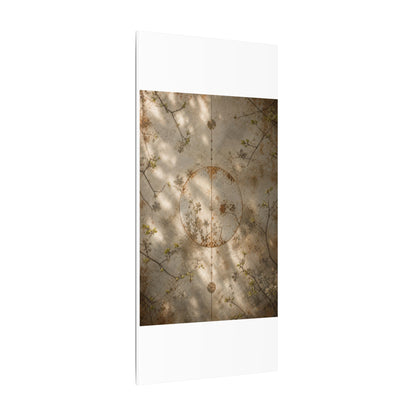 Japandi Rust Patina in Dappled | Japanese Pattern Canvas Art