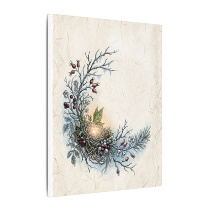 Winter Shoji Screen Forest Whimsy Canvas Art | Enchanting Decor