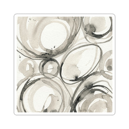 Handcrafted Feel Japandi Watercolor Sticker | Handcrafted Feel Watercolor Art Print