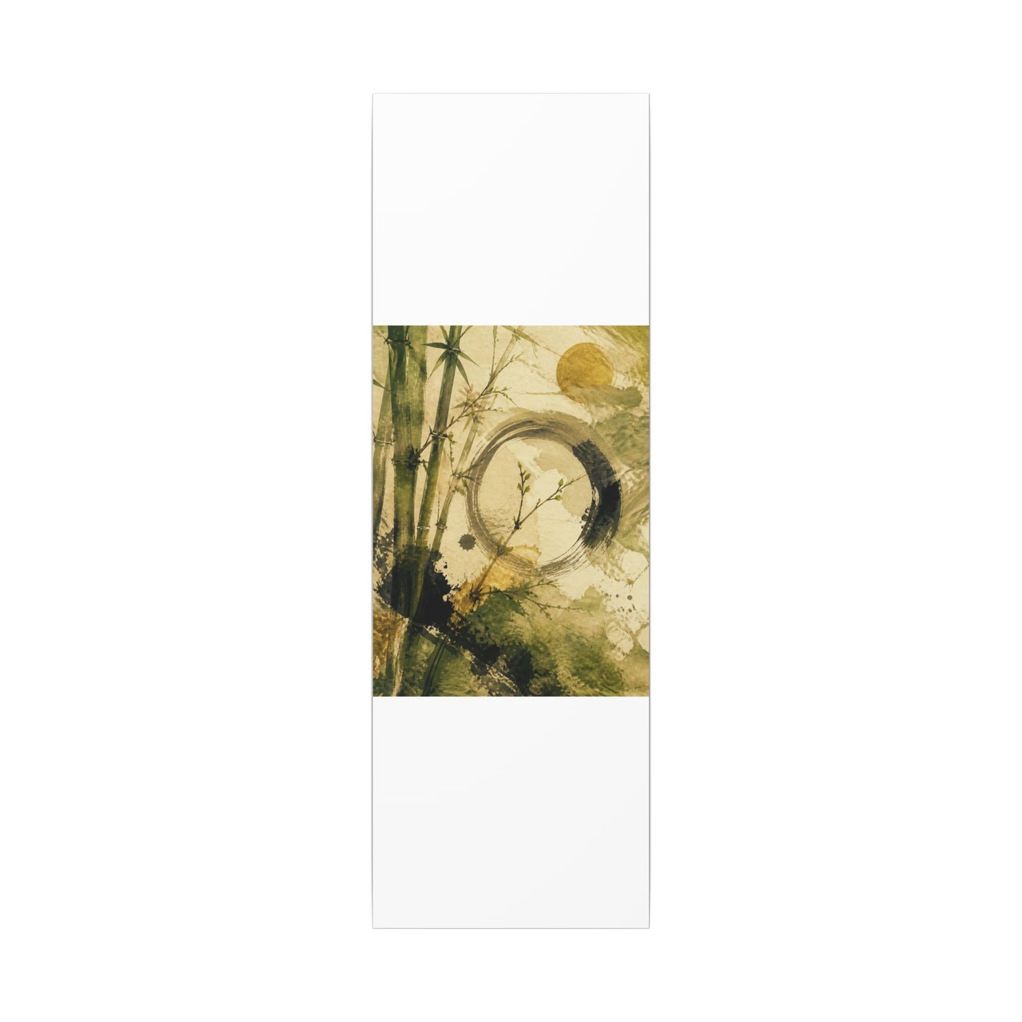Ink Brushstroke Sumi E Canvas Art | Calm Zen Art