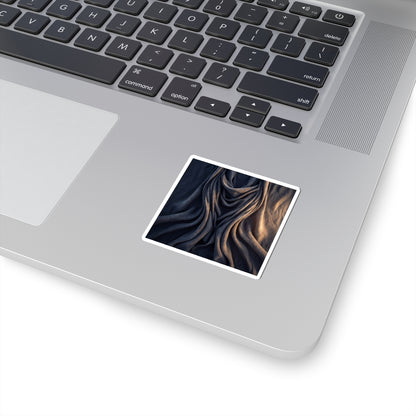 Silk Drape Winter Sticker | Dark Japandi Luxurious Design