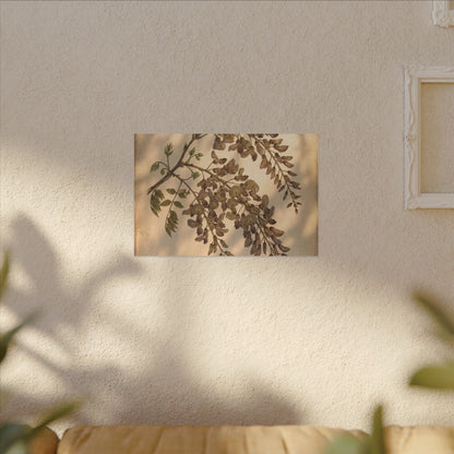 Spring Wisteria Herbarium Canvas Art | Earthy Decor