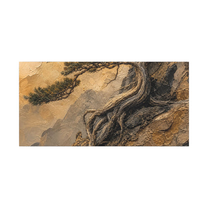 Summer Pine Tree Texture Canvas Art | Cozy Decor