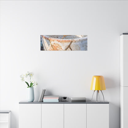 Resilient Ceramic Bowl Canvas Art - Gold Vein Kintsugi