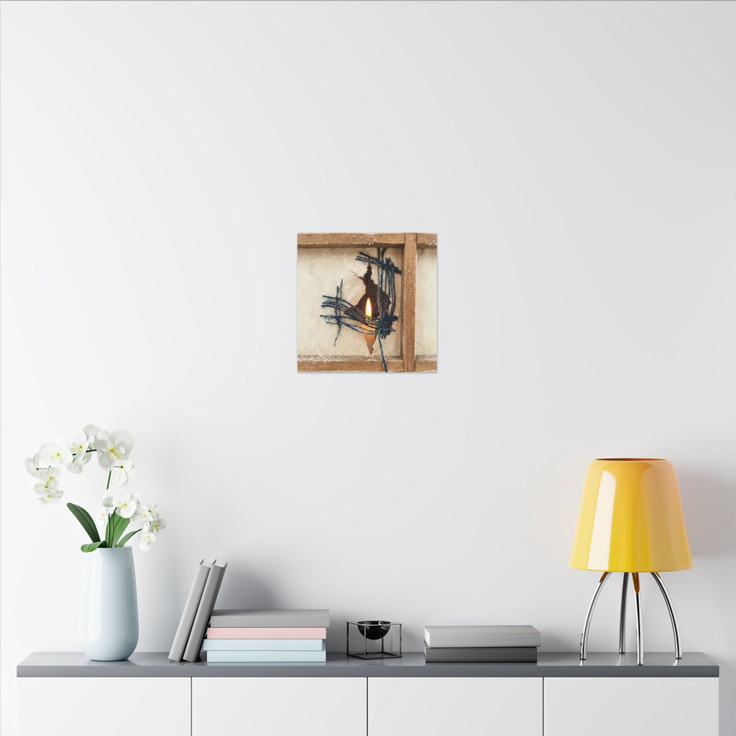 Winter Shoji Screen Broken Beauty Canvas Art | Resilient Decor