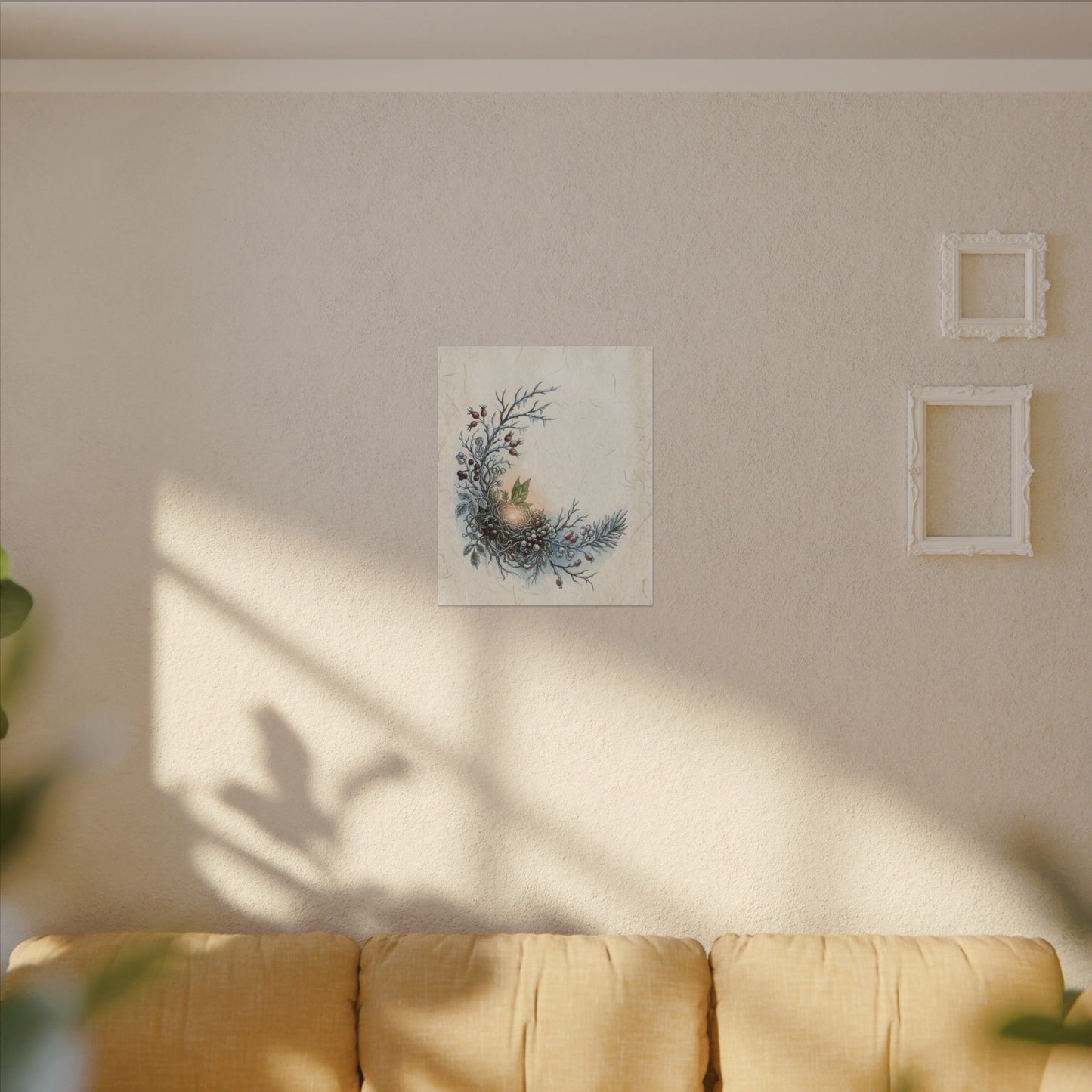 Winter Shoji Screen Forest Whimsy Canvas Art | Enchanting Decor