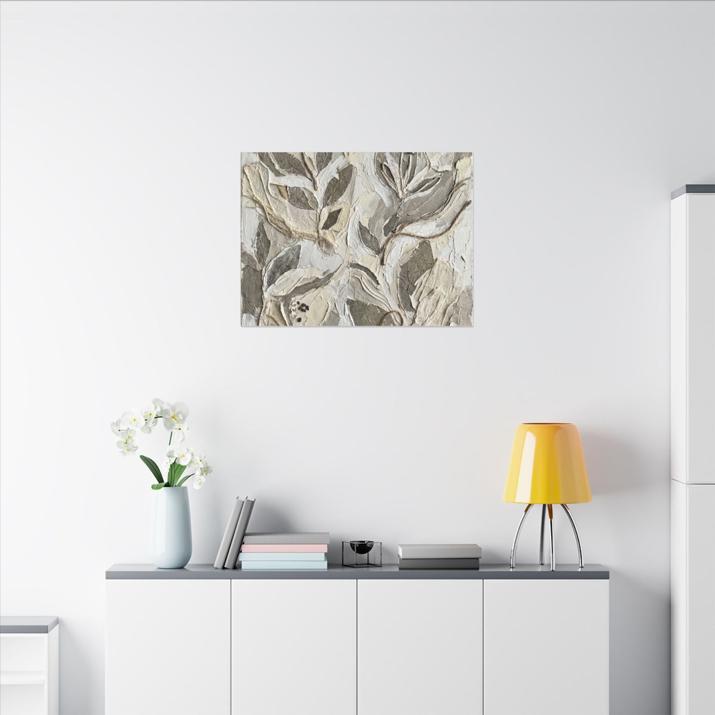Japandi Textured Canvas Art