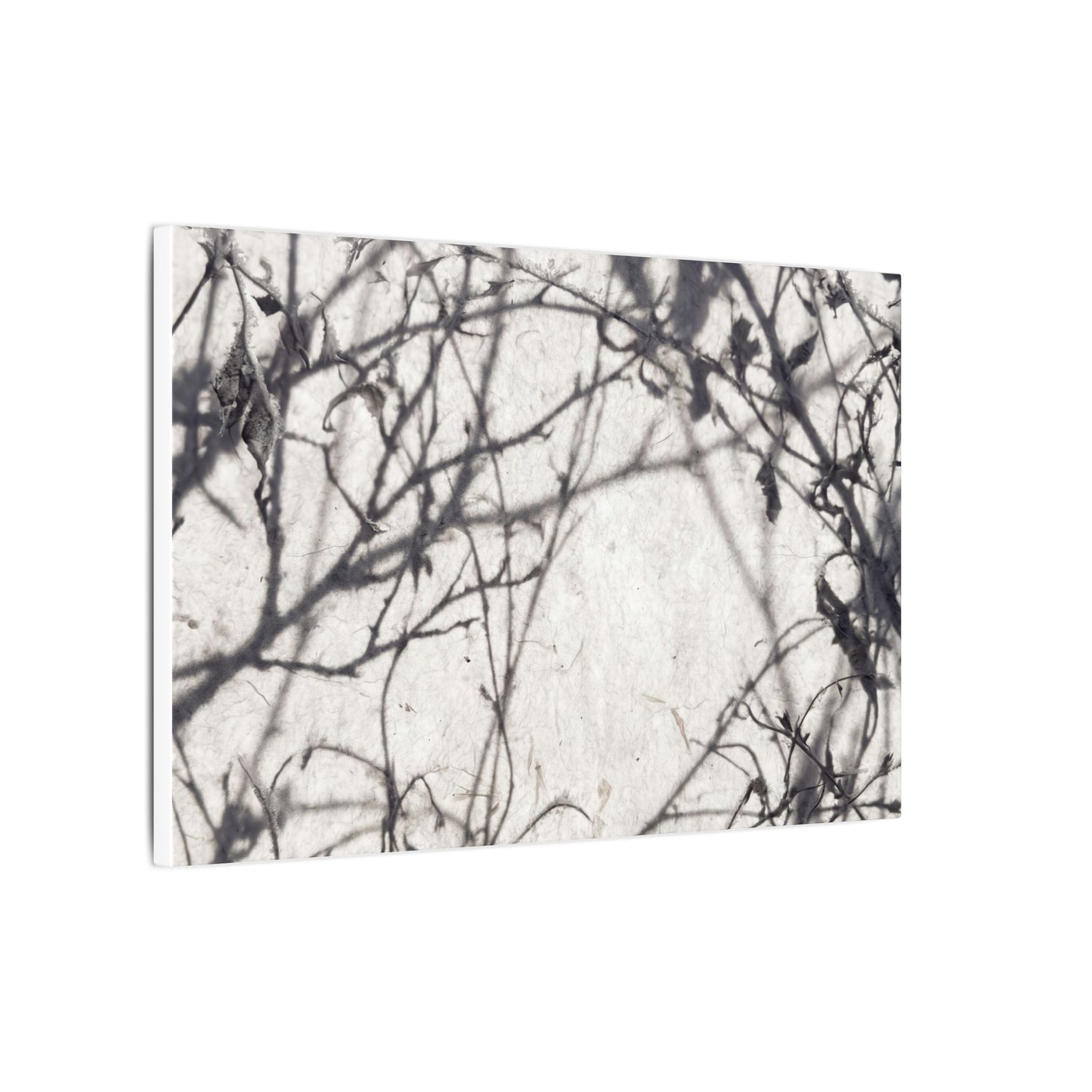 Winter Shadow Play Japanese Pattern Canvas Art | Elegant Decor