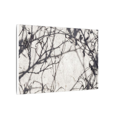 Winter Shadow Play Japanese Pattern Canvas Art | Elegant Decor