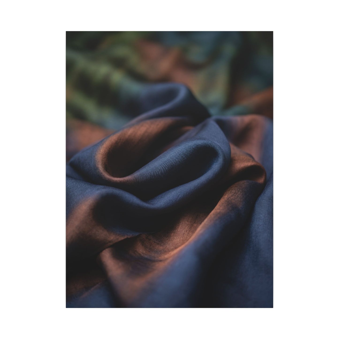 Summer Silk Drape Shadow Zen Canvas Art | Sophisticated Decor