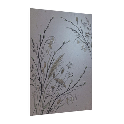 Spring Dried Flowers Japanese Pattern Canvas Art | Cozy Decor