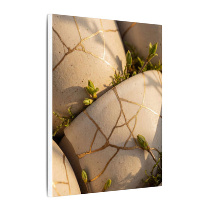 Spring Broken Pottery Gold Vein Canvas Art | Beautiful Decor