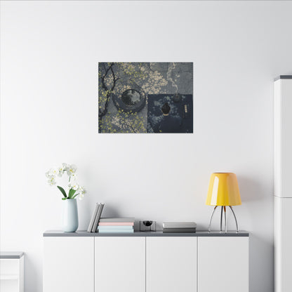 Spring Incense Smoke Ukiyo E Inspired Canvas Art | Tranquil Decor