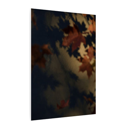 Shadow Play Canvas Art | Autumn Dark Japandi Moody Minimal Art