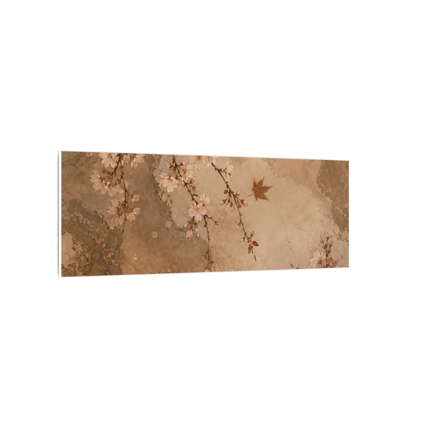 Cherry Blossom Canvas Art | Autumn Japandi Japanese Pattern Art