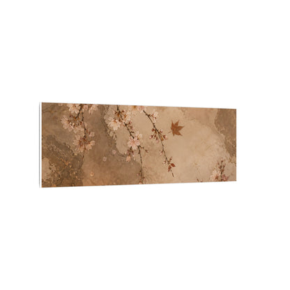 Cherry Blossom Canvas Art | Autumn Japandi Japanese Pattern Art