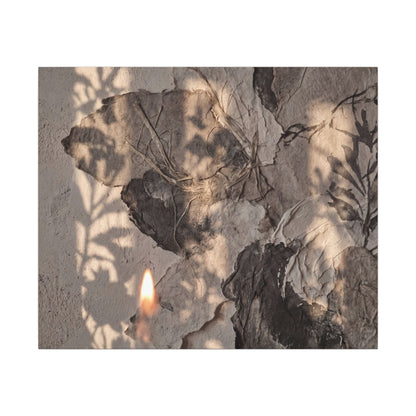 Shadow Play Summer Canvas Art | Japandi Elegant Design