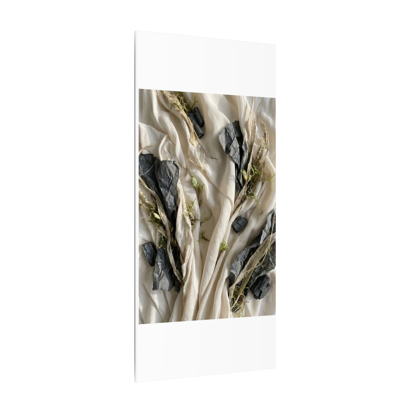 Spring Silk Drape Texture Canvas Art | Warm Decor