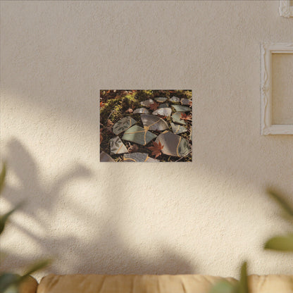 Broken Pottery Japanese Pattern Canvas Art | Elegant Japandi Art