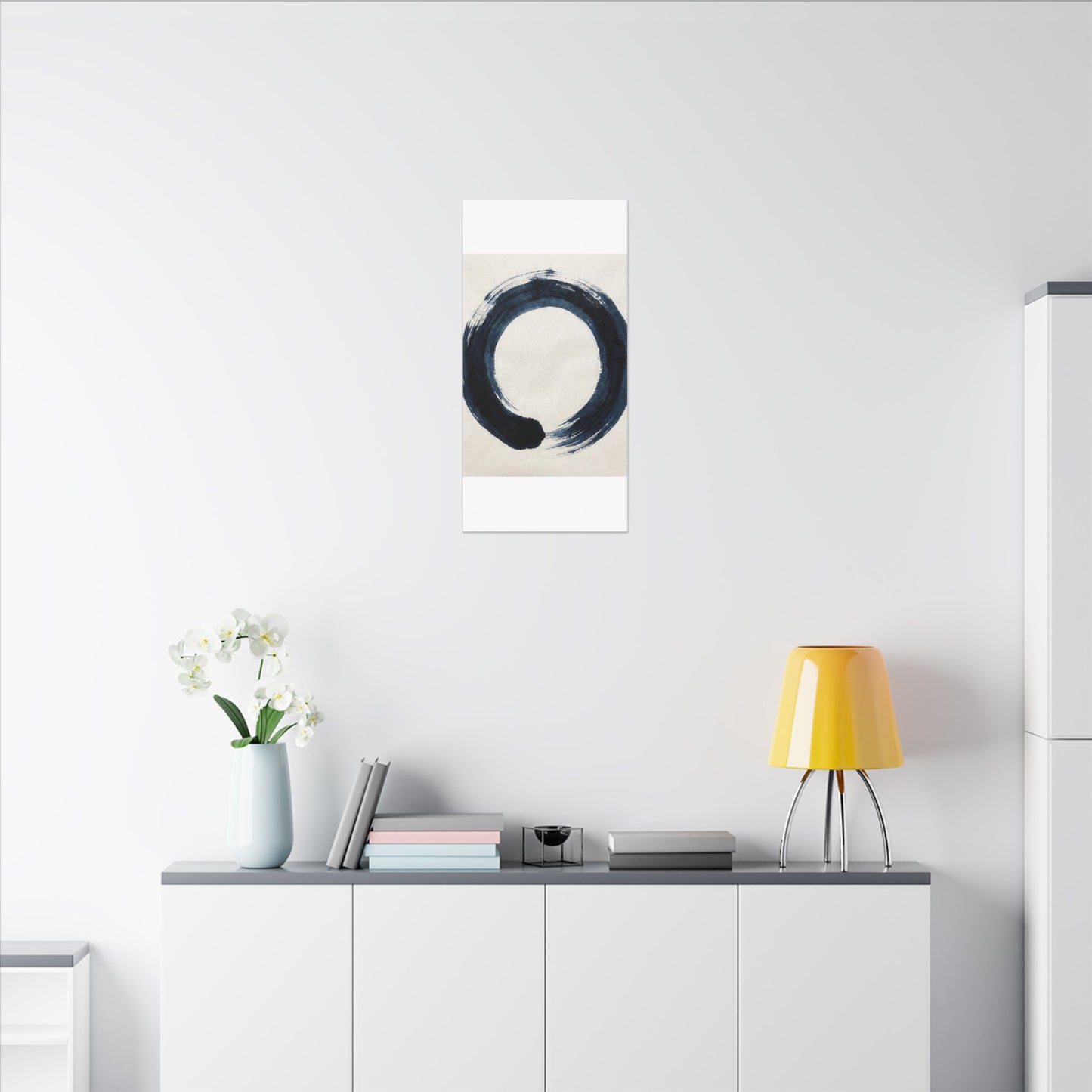Balanced Meditation Zen Enso Canvas Art