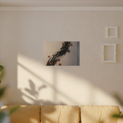 Dawn Ink Brushstroke Canvas Art - Kintsugi Ma