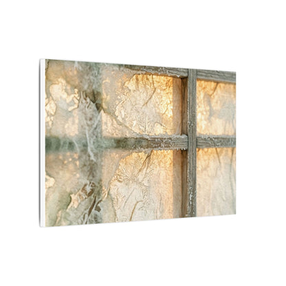 Winter Shoji Screen Watercolor Canvas Art | Elegant Decor
