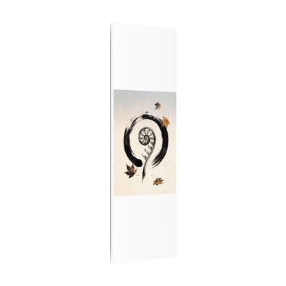 Fern Unfurling Autumn Canvas Art | Zen Peaceful Design