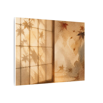 Candlelight Shoji Screen Canvas Art - Japandi Ma