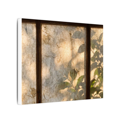 Golden Hour Shoji Screen Canvas Art - Japandi Mono No Aware