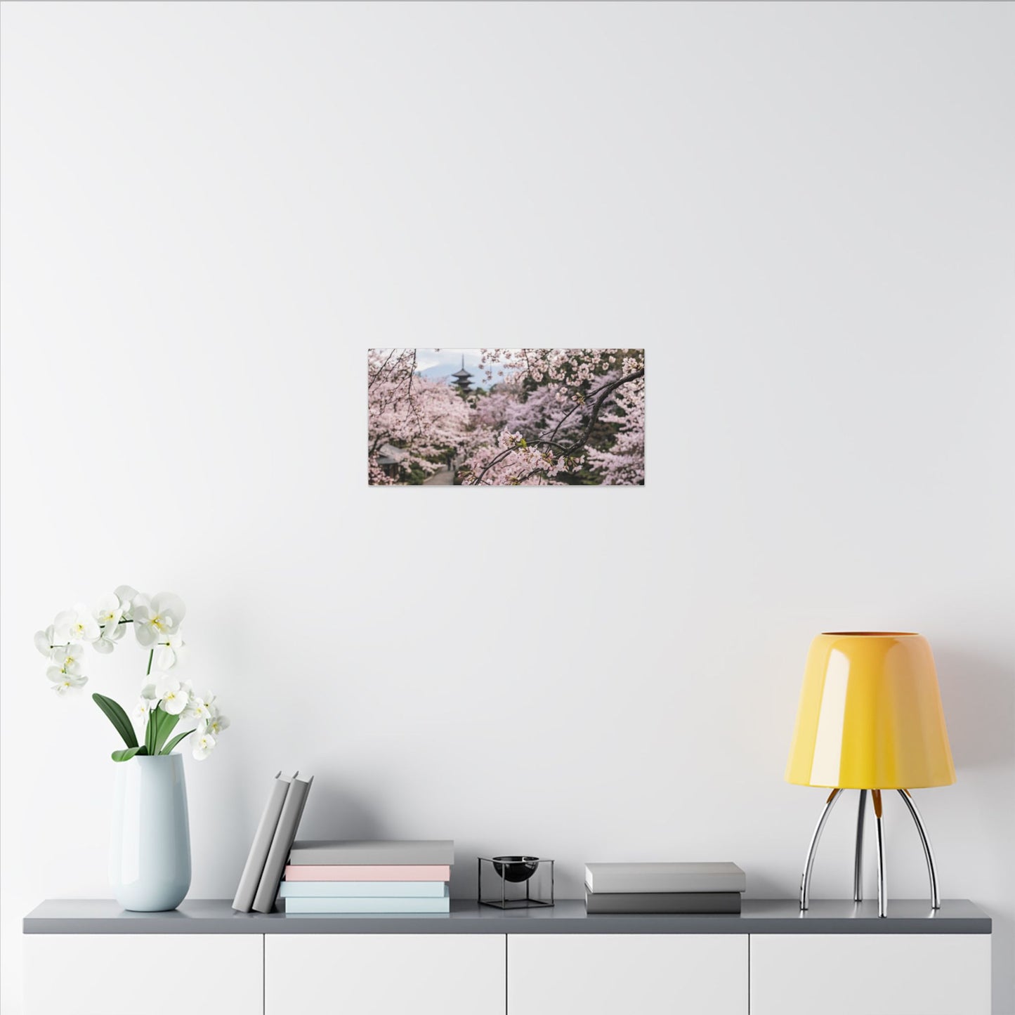 Shibui Ceramic Bowl Canvas Art - Japandi Watercolor