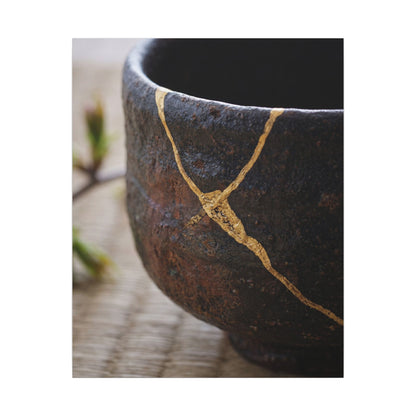 Dawn Tea Ceremony Canvas Art - Kintsugi Mono No Aware