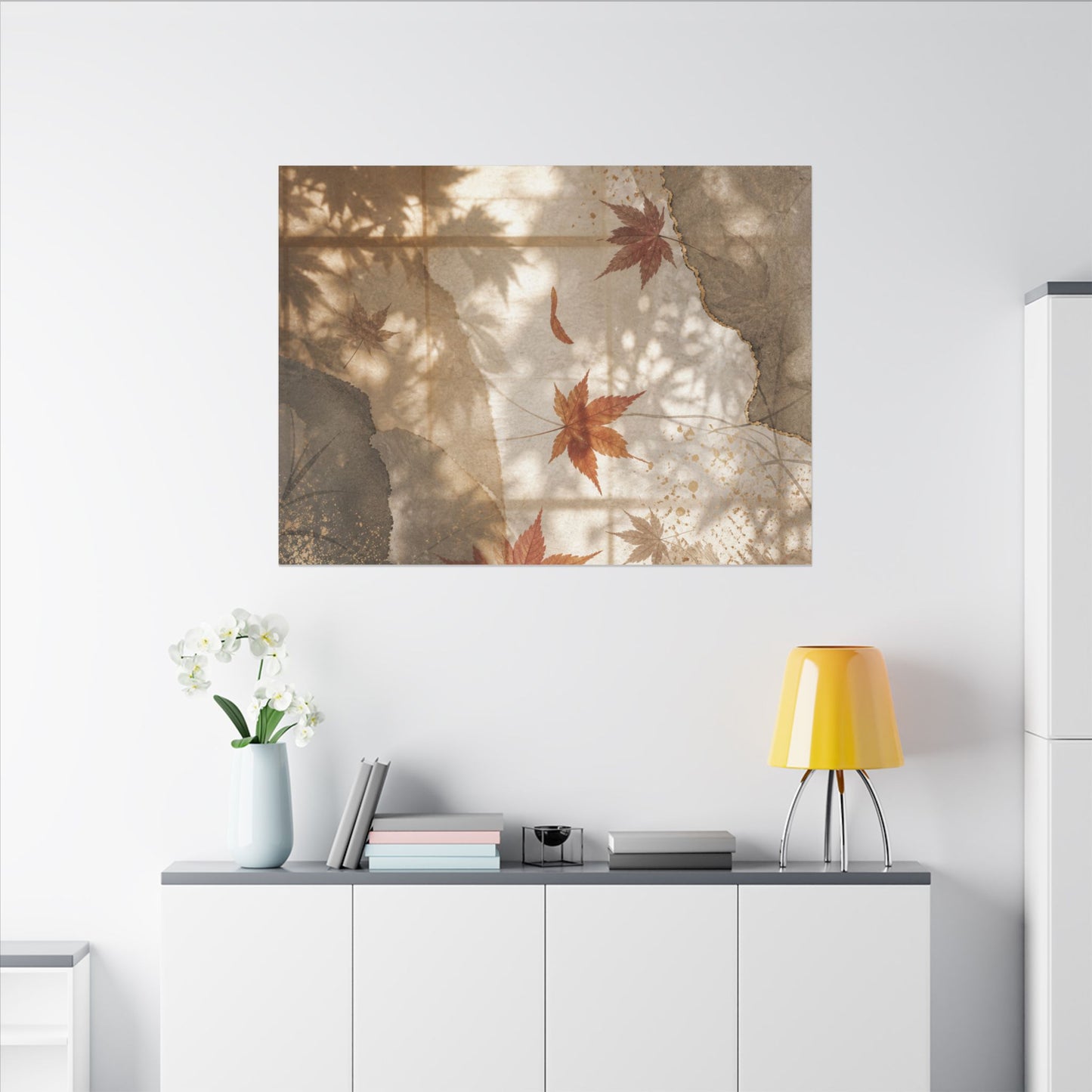 Datsuzoku Shoji Screen Canvas Art - Japandi Japanese Pattern